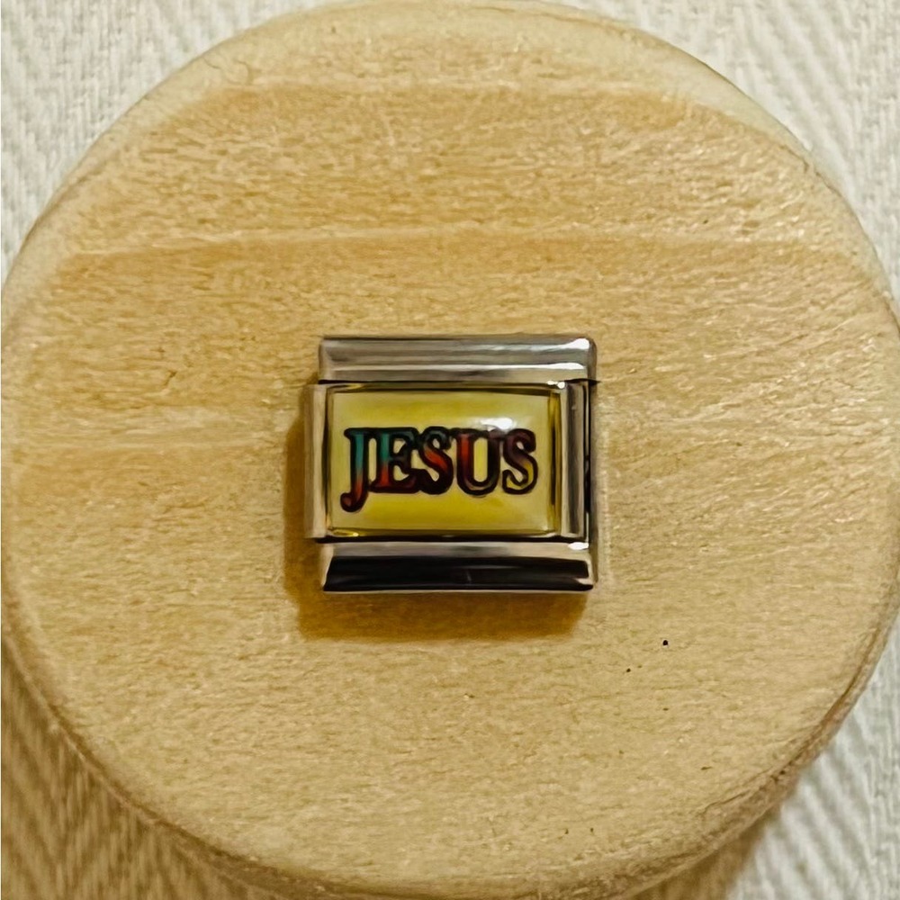 Jesus Italian Charm Bracelet Link